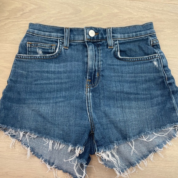 L’AGENCE Audrey denim shorts, size 24 - Picture 1 of 4